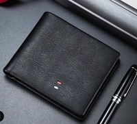Portefeuille en cuir véritable de marque authentique ultra premium pour homme avec boîte cadeau Fabriqué au Bangladesh