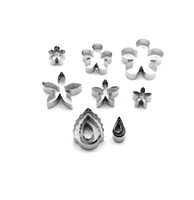 Décoration de gâteau en métal Glaçage Tuyauterie Buse Pointe en acier inoxydable ronde mousse gâteau Produit de vente chaude