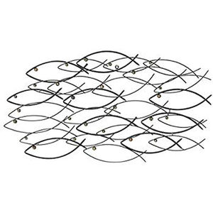 Décoration murale en métal argenté, rectangulaires or rose, décoration murale - Product Image 6