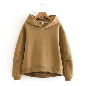 Sudaderas con capucha de punto lavadas con ácido recortadas de alta calidad al por mayor para mujeres fabricantes para ropa de aduanas sudaderas con capucha - Product Image 1