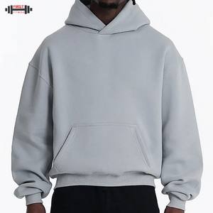 Ropa de calle French Terry Baggy, sudaderas con capucha de la mejor calidad, logotipo personalizado, forro polar de gran tamaño, sudadera esencial de peso pesado personalizada, 450 GSM - Product Image 2
