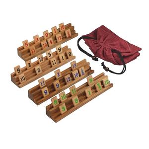 Juego de Rummy de Madera de Lujo Hecho a Mano de Último Diseño, Juego de Rummikub Personalizable para Entretenimiento Familiar para Niños y Adultos - Product Image 3