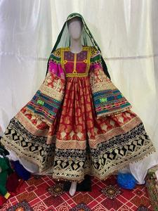 Vestido banjara Afghani, prenda de diseño con tallas personalizadas disponibles, de alta calidad, a la venta, hecha en Pakistán por WS Internacional, 100% - Product Image 4