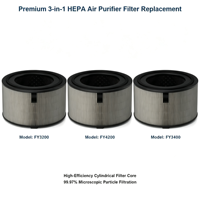 Filter Pembersih Udara HEPA 3-In-1 FY3200 FY4200 FY3400 untuk AC3210 AC3220 AC4220 AC4221 AC3420 AC3421 Inti Pengganti