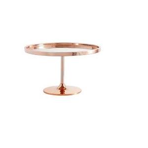 Diseño martillado Mesa de metal de acero inoxidable Soporte de pastel de metal decorativo Soporte de exhibición de postre de Calidad exclusiva - Product Image 4