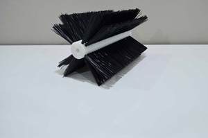 Roller cylindrical black bristle <b>brush</b> for industrial use - Product Image 2