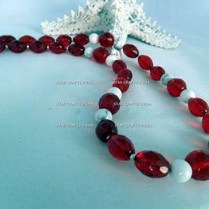 Collier antique Bijoux de mode pour femmes de l'Inde Collier en résine fait main au look tendance avec une finition attrayante - Product Image 6