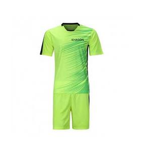 ชุดฟุตบอลสำหรับทุกเพศของ2025เสื้อฟุตบอลผ้าโพลีเอสเตอร์น้ำหนักเบาพิมพ์ลายถ่ายเทความร้อนสีเหลืองสีเขียวสำหรับ100% - Product Image 3