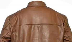 Chaqueta Bomber de Piel de Oveja Genuina de Alta Calidad para Hombre, Ecológica, Talla Grande, Cierre de Cremallera, Transpirable e Impermeable, para Primavera - Product Image 4