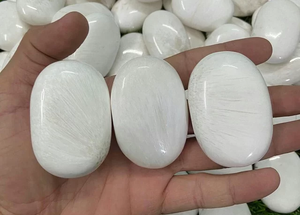 Piedra de Palma escolecita de la mejor calidad al por mayor Piedra Natural curativa de ágata de cuarzo para Decoración - Product Image 6