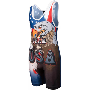 Premium Sublimated Wrestling <b>Singlet</b> Wrestling Uniform <b>Singlet</b> <b>for</b> <b>Men</b> Wrestling - Product Image 5