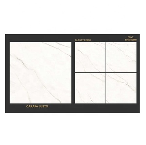 2025 baldosas blancas de Carrara, 10MM de espesor, dormitorio de Hotel, sala de estar, baldosas de porcelana, baldosas de cerámica - Product Image 1