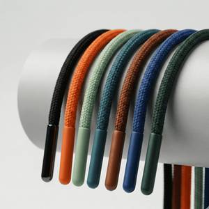 OEM Custom Logo Hoodie Drawcord High Strength Braided 3 Strand Twisted Apparel Garment <b>Cord</b> Factory Supply - Product Image 4