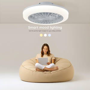 Ventilateur de plafond LED moderne IRALAN à 5 pales avec lumière, télécommande et moteur DC pour la décoration de la chambre, du bureau et du salon - Product Image 2