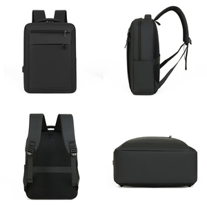 กระเป๋าเป้สะพายหลังใส่โน้ตบุ๊คสำหรับผู้ชาย สไตล์ลำลองเรียบง่าย สีพื้น  โลโก้สั่งทำได้ เหมาะสำหรับใช้ในชีวิตประจำวัน ทำงานออฟฟิศ  ขายในราคาถูก - Product Image 2