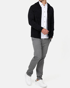 Nouveaux arrivages 2026, sweats à capuche 100% coton pour hommes, logo brodé personnalisé, couleur unie, sweats à capuche surdimensionnés à épaules tombantes pour hommes - Product Image 1