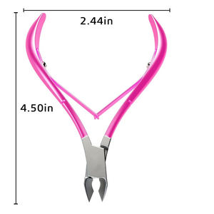 Coupe-cuticules à double ressort en acier inoxydable, marque privée, coupe-ongles de podologie, ensemble de soins des pieds en acier inoxydable par INNOVAMED - Product Image 2