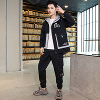 Hip Hop – ensemble de sport 2 pièces pour homme, Streetwear, Fitness, survêtement, Style coréen, 2021