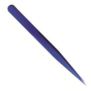 Pince à épiler professionnelle ultime en acier inoxydable pour hommes, design durable de couleur unie, haute qualité pour extensions de cils - Product Image 5