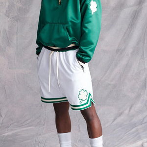 High Quality Custom Summer Casual Mesh <b>Shorts</b> with Retro <b>Camo</b> Print Featuring Summer Logo Private Label Solid Pattern - Product Image 2