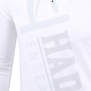 Camiseta de algodón y poliéster para hombre, camisa con estampado de sublimación de manga larga - Product Image 5