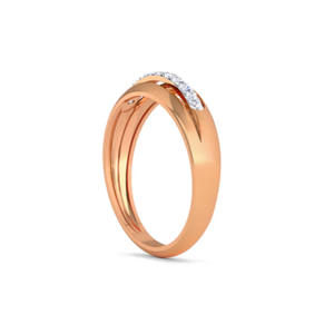 Anillo de Compromiso con Diamante Hattie, Unisex, Oro Rosa, Diamante Cultivado en Laboratorio, Corte Marquesa, Romántico, para Propuesta, Aniversarios, Eventos Especiales - Product Image 3
