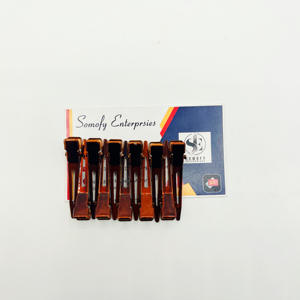 Pince à sectionner les cheveux en acier inoxydable brun foncé finition brillante personnalisée en gros Extensions de cheveux de qualité supérieure outils en métal - Product Image 3