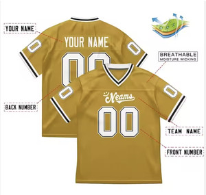 Vente en gros de maillots de sport de football américain cousus de qualité supérieure pour toutes les équipes maillots de la meilleure qualité - Product Image 4