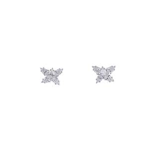 Pendientes de Diamantes Cultivados en Laboratorio Twinkling Star, 1.16 Quilates Totales, Color E-F, Claridad VVS, Oro de 14K, Encanto de Cielo Nocturno, Para Ella, Brillo Diario - Product Image 1