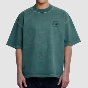Diseñe sus propias camisetas de talla grande de alta calidad, ropa informal transpirable, camiseta de talla grande para hombres - Product Image 1