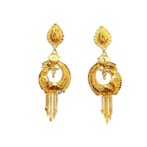 Low Prices <b>Earrings</b> Set with Traditional Designed 22CT Gold Plated <b>Jhumka</b> Style <b>Earrings</b> Jewelry for Women Wear by Exporters - Product Image 2