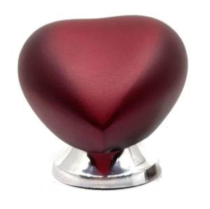 <b>Top</b> Quality Enamel <b>Heart</b> Brass Keepsake Indian Handicraft Bras <b>Heart</b> Cremation Urns With Pink Color - Product Image 5
