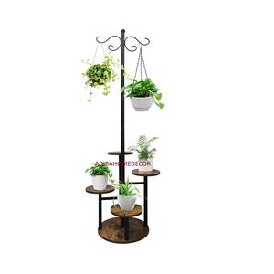 Jardinière moderne pour plantes, support pour plantes, support en fer pour intérieur, extérieur, en pot, décoration d'intérieur, support pour fleurs en métal - Product Image 4