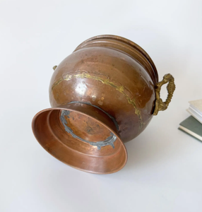 Meilleures ventes, jardinières en cuivre antique de grande taille, design rustique, finition antique, métal galvanisé, pour l'extérieur, prix de gros - Product Image 6