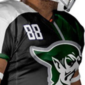Uniformes de football américain personnalisés par sublimation complète pour adultes en polyester à mailles confortables à séchage rapide grande taille-Usine directe - Product Image 3