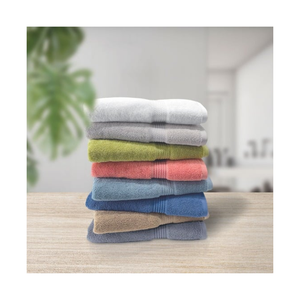 Peach Durable Léger 60x120cm 400GSM Coton Serviettes De Bain Brodé Séchage Rapide Doux Parfait Pour Gym Voyage Et Usage Quotidien - Product Image 6