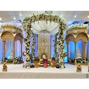 Grand événement accessoires de décoration pour mariage tamilien accessoires de décoration indiens pour les étapes de mariage accessoires de scène de mariage tamilien - Product Image 1