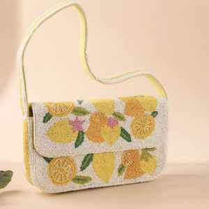 Bolsos de Hombro de Mujer 2026, Nuevo Diseño de Limón, Bolso de Lujo con Cuentas, Bordado Personalizable y Estilo Gras - Product Image 6