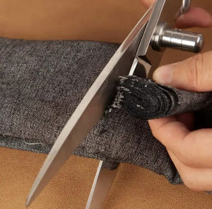 Ciseaux laser professionnels pour le bricolage, 8 pouces, acier inoxydable anti-acide, ciseaux de couture multifonctionnels pour tailleurs avec poignée colorée - Product Image 3