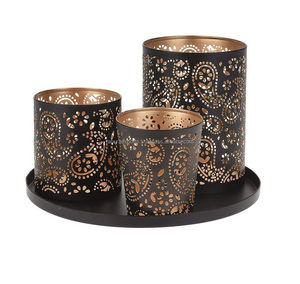 Soporte votivo de candelita de mesa de Metal con estilo Popular más vendido para el hogar y la boda decoración festiva y suministros de regalo - Product Image 4