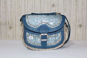 Style Leather <b>Bag</b> Handbag Customized Adults Shoulder <b>Bag</b> for Market Uses Logo Pattern Natural Cow Hair on <b>studded</b> Hobo Sky <b>Bag</b> - Product Image 4