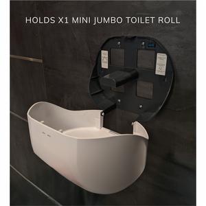 El mejor precio Accesorios de baño montados en la pared Instalaciones de ocio Plástico HALO Blanco Mini Dispensador Jumbo - Product Image 2
