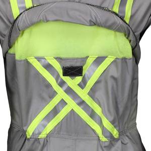 2024 haute qualité résistant aux flammes ignifuge combinaison réfléchissante respirant Nylon vêtements de travail étanche à l'eau sécurité de protection - Product Image 3