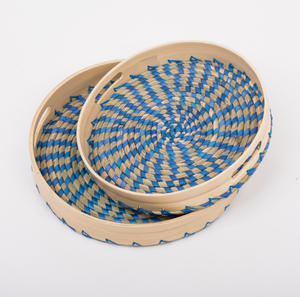 Bandeja de bambú para servir algas marinas hecha a mano de alta calidad superventas para comida y decoración del hogar fabricada en Viet - Product Image 1