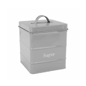 Récipient à sucre en métal enduit de poudre fait à la main Designer Canister forme carrée vente chaude nouvelle boîte de rangement en métal - Product Image 1