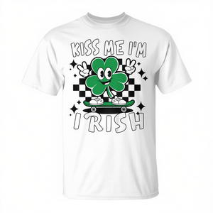 Camiseta Kiss Me Im Irish para el Día de San Patricio, camiseta para niños pequeños, camiseta para hermano mayor - Product Image 2