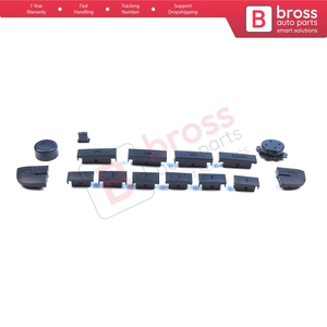 Ensemble de boutons pour autoradio CD MP3 BDP1660 pour Blaupunkt Linea Fiorino 225 Grande Punto 199 Nemo Bipper 2007-16 - Product Image 2