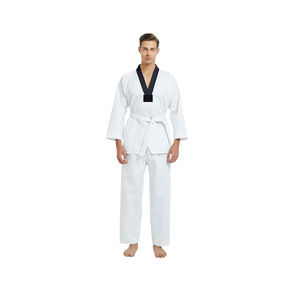 Tenue d'entraînement de combat, uniforme de Taekwondo à manches longues, nouveau design personnalisé, haute qualité, ensembles extensibles unisexes, arts martiaux - Product Image 4