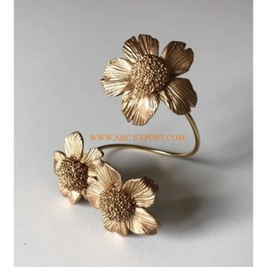 Manufacturer of Brass Gold Polished <b>Large</b> Size Napkin <b>Ring</b> Highest Quality Table Decoration Handmade Unique Napkin <b>Ring</b> in India - Product Image 2