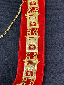 Delantal Masónico de Alta Calidad para Past Master con Bordado de Hilo Metálico Personalizado, Ligero, para Compradores Mayoristas - Product Image 3